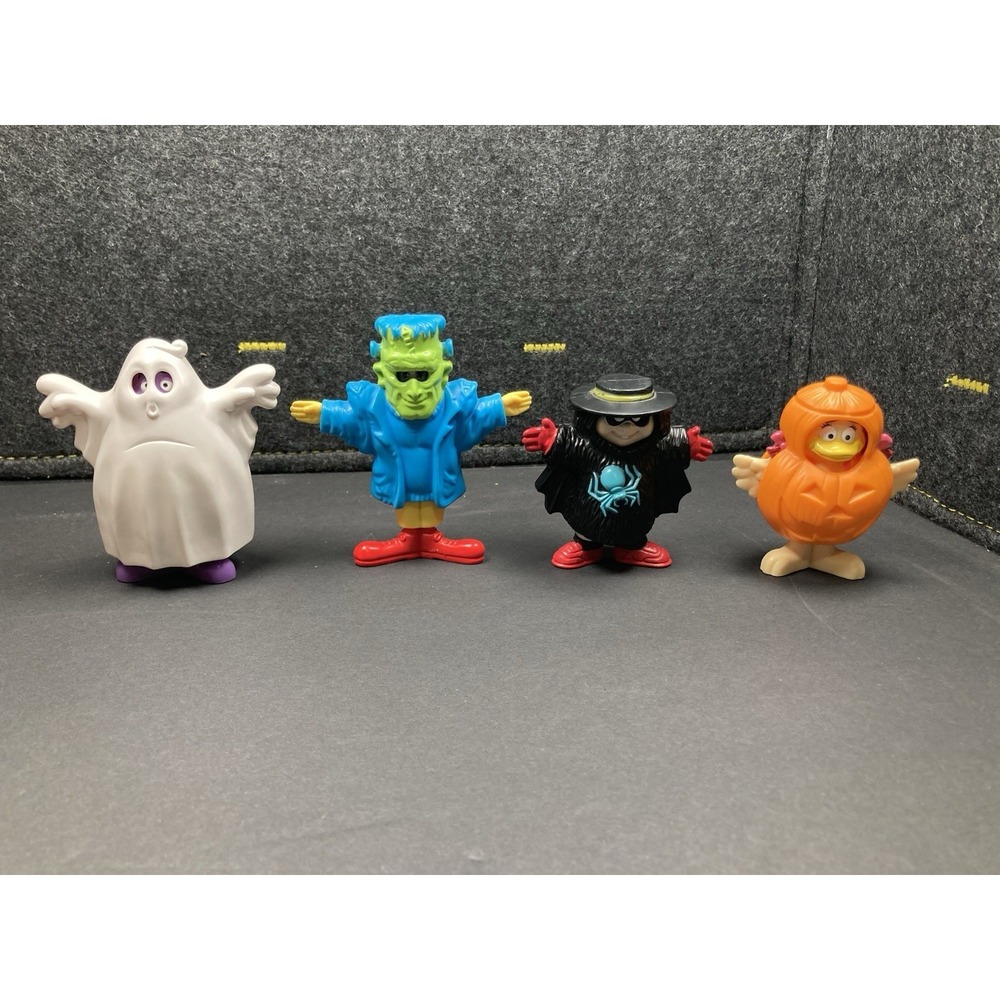 Vtg 1995 McDonalds Halloween Happy Meal Toy Lot Ronald Grimace Birdie Hamburglar